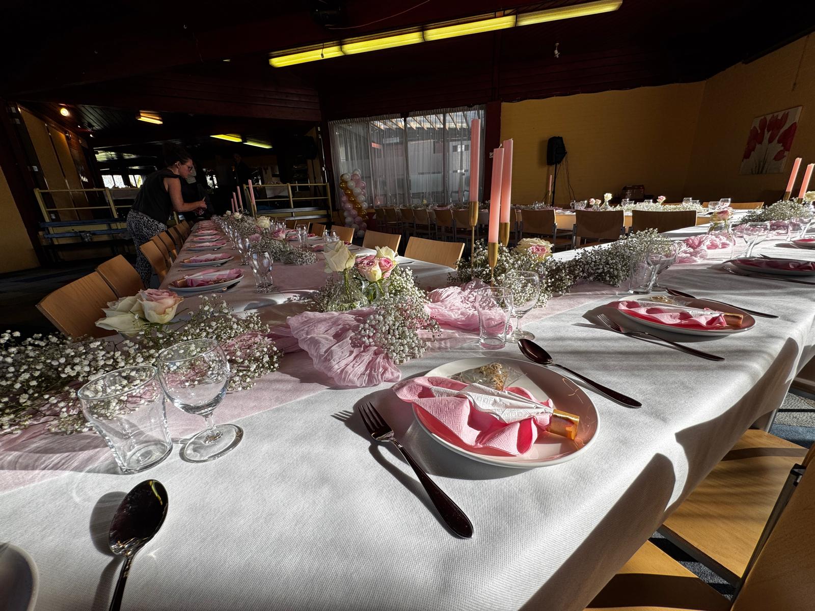 Tafel decoratie belijdenis